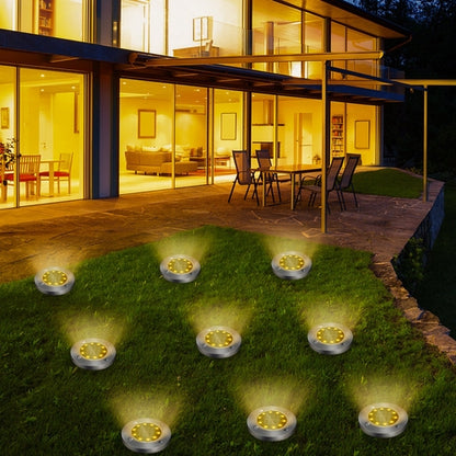 Solar Powered Buried LED Pathway Lights