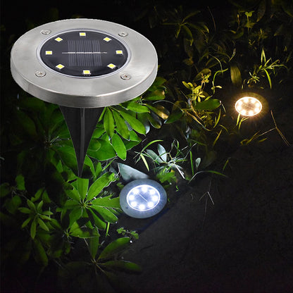 Solar Powered Buried LED Pathway Lights