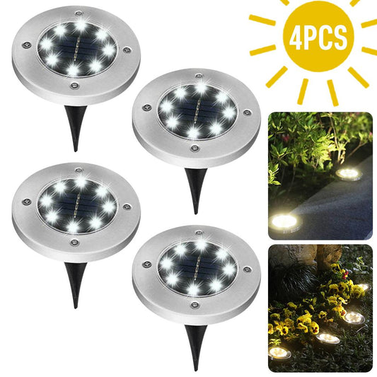 Solar Powered Buried LED Pathway Lights