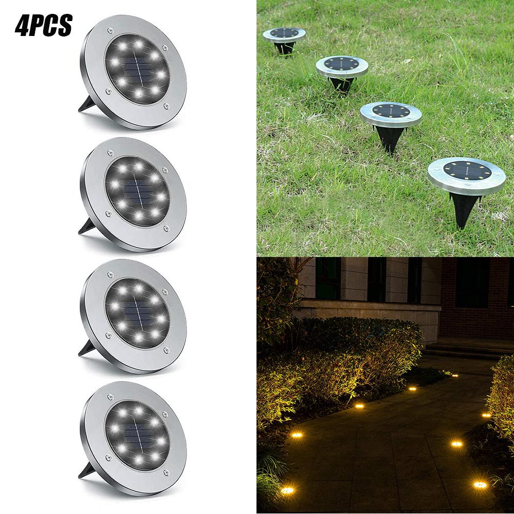 Solar Powered Buried LED Pathway Lights