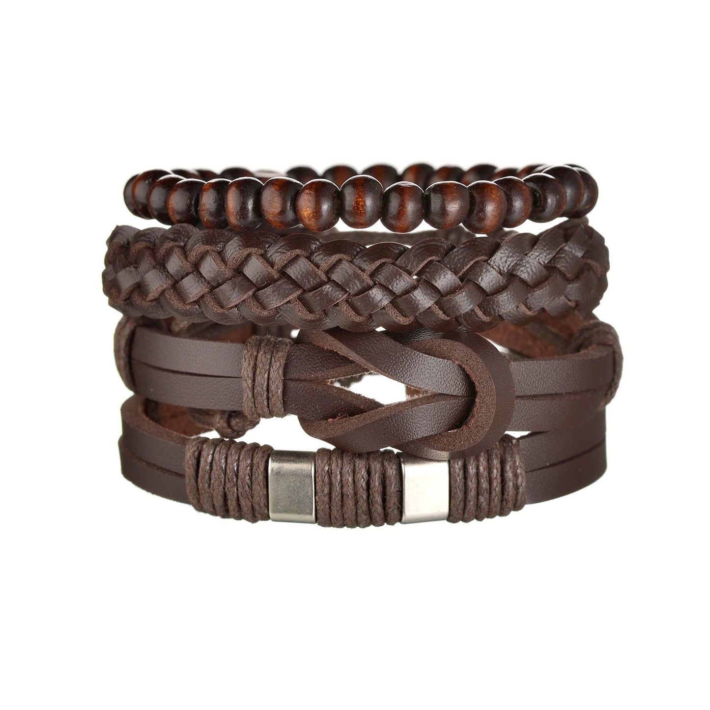 Mens Modern Multilayered Bracelet