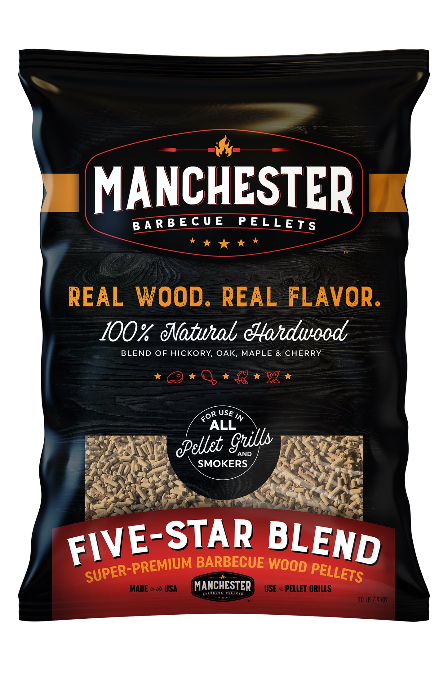 Manchester Barbecue Pellets - 20lb bag